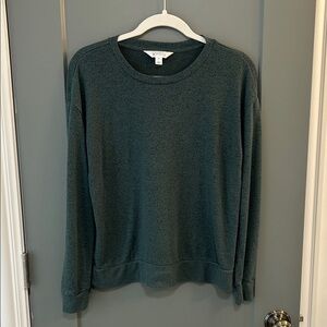 Market & Spruce Heathered Green Pullover Stitch Fix Size  Medium